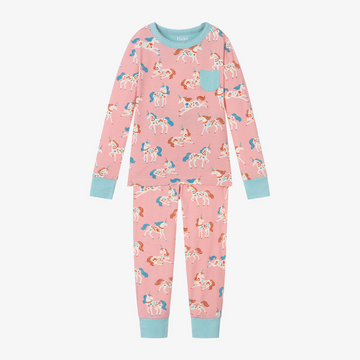 Folksy Unicorn bamboo Pajama set